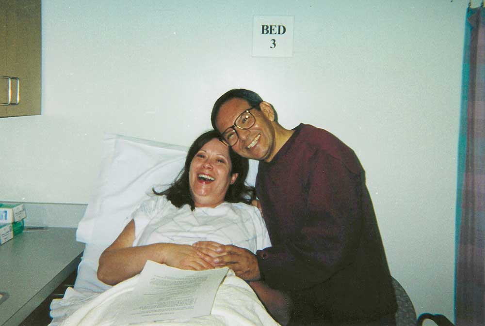 Rosie Lewis and Walter Cervantes Before Living-Donor Liver Transplant