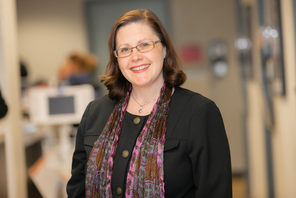 Portrait of Jennifer Kelley, a patient navigator at Keck Medicine of USC