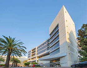 USC Healthcare Center 4, a building on the Health Science Campus of Keck Medicine of USC.