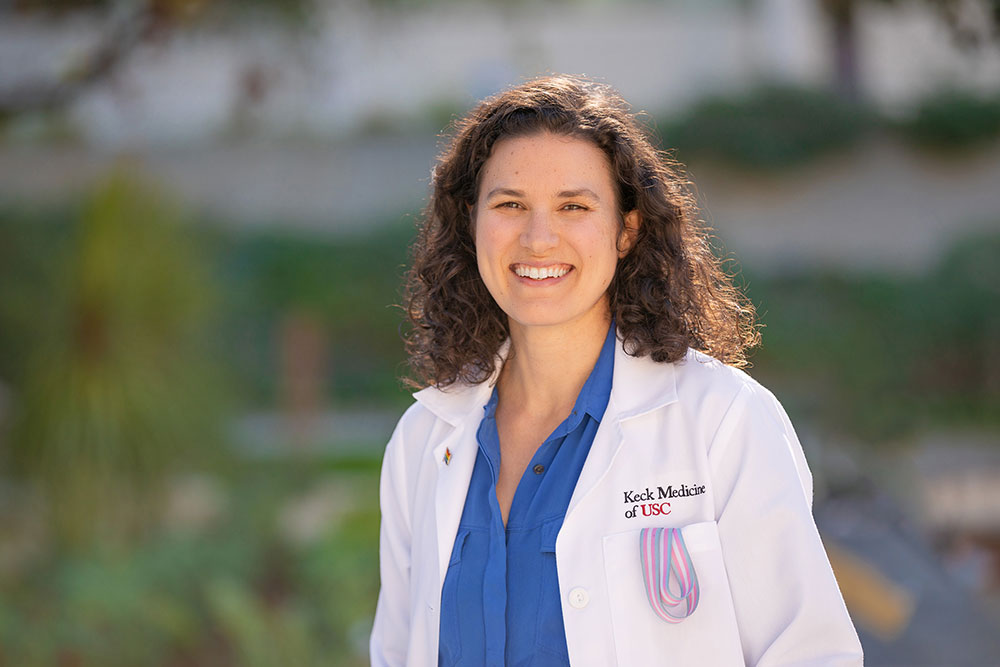 Doctor Laura Taylor, MD, medical director of the USC Gender-Affirming Care Program at Keck Medicine of USC