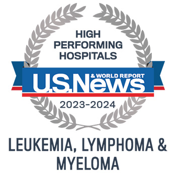2023-24 U.S. News High Performing Hospital Leukemia, Lymphoma and Myeloma