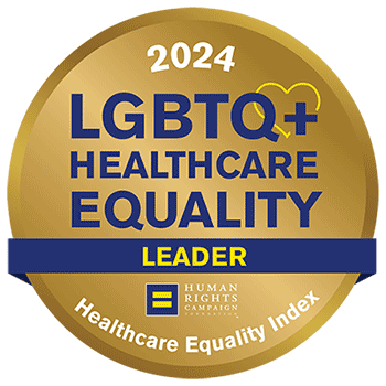 LGBTQ Healthcare Equality Badge 2024