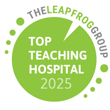 2025 Leapfrog Top Teaching Hospital Badge