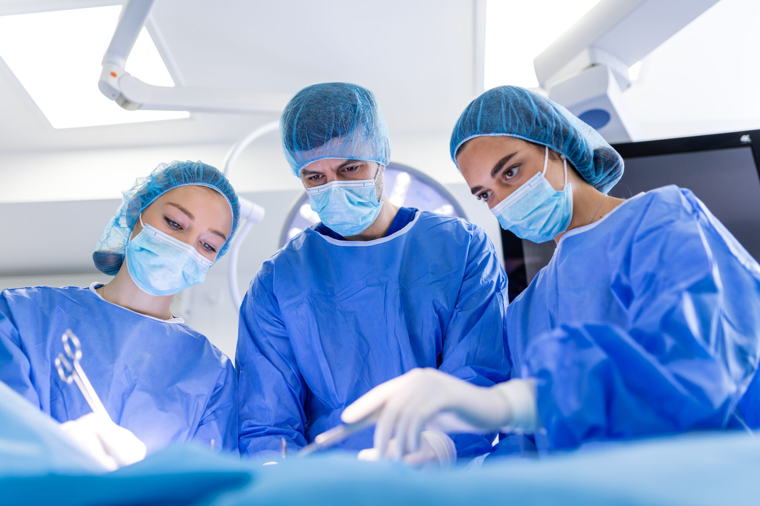 medical group performing surgical operation