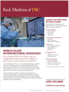 Interventional Radiology Fact Sheet.