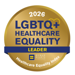 Badge recognizing Keck Medicine as a Healthcare Equality Leader