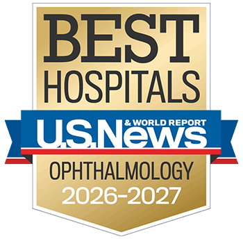 2026-27 US News and World Report Best Hospitals Survey Ophthalmology Badge